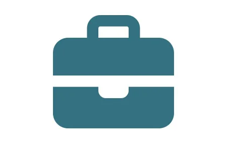 A briefcase icon.
