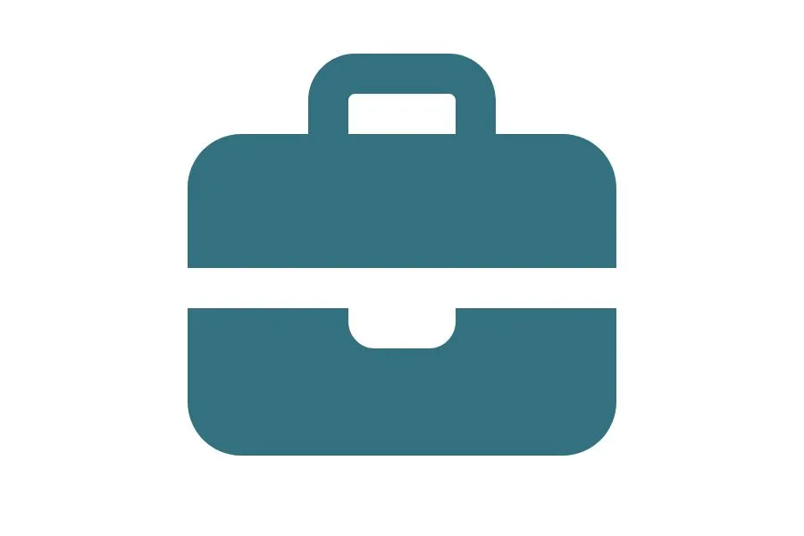 A briefcase icon.